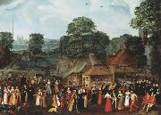 A Fete at Bermondsey or A Marriage Feast at Bermondsey joris Hoefnagel